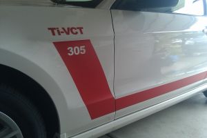 Ti-VCT (Twin Independent Variable Cam Timing) V6 = 305hp stock