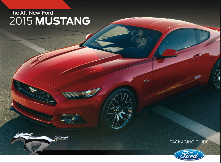 2015 Mustang Packaging Guide front